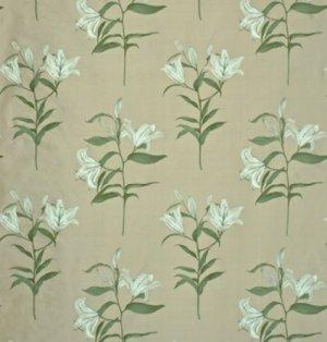 SANDERSON WHITE LILLIES FABRIC